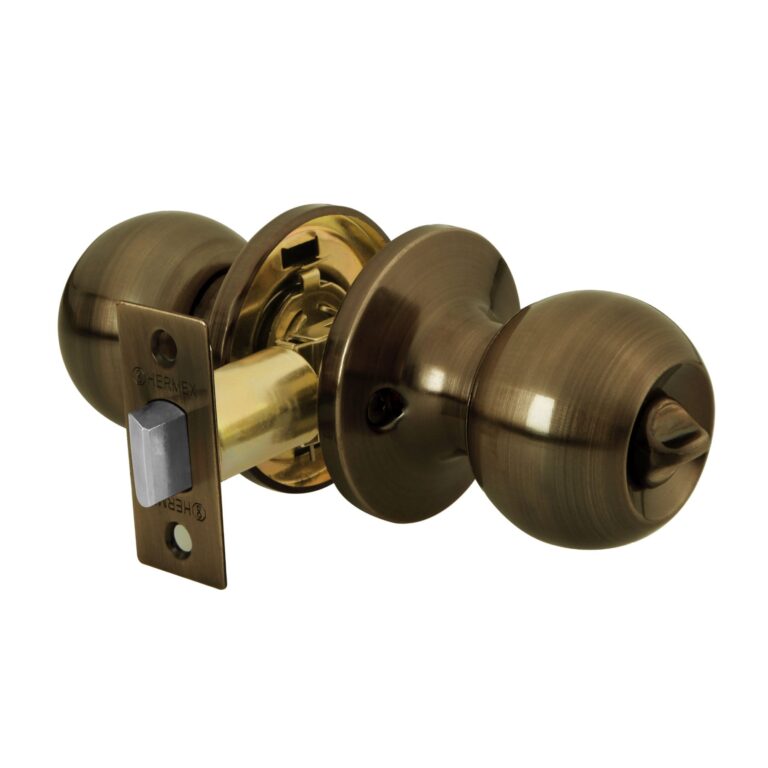 Cerradura tipo esfera  tubular  bano  antiguo  Hermex