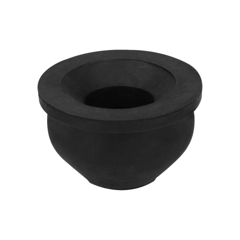 Chupon de hule negro  2' x 1-1/4'  Foset