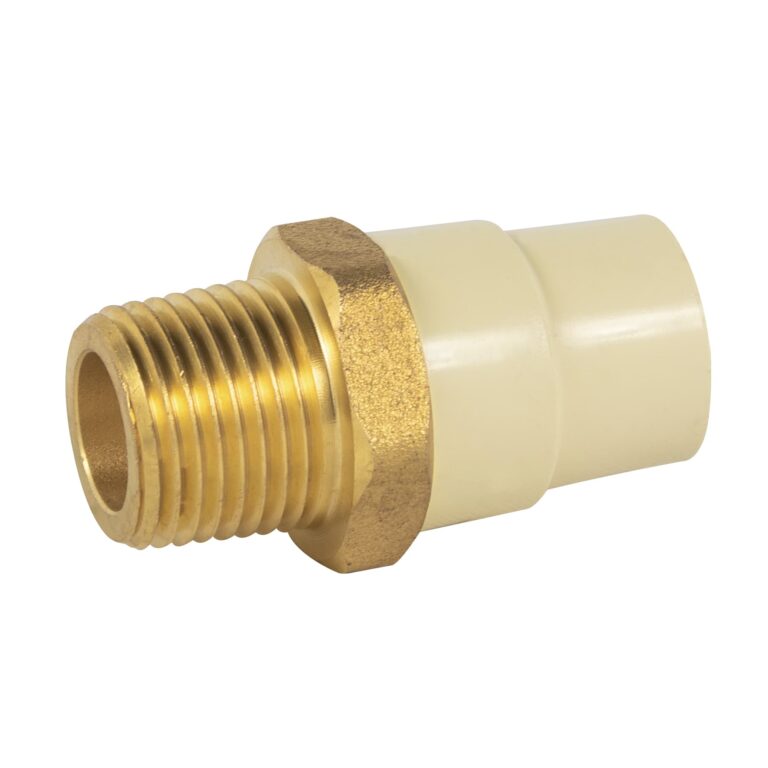 Adaptador macho de CPVC 1/2' con inserto metalico  Foset