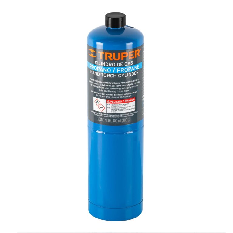 Cilindro de gas propano de 400 g  azul  Truper